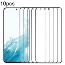 10pcs Front Screen Outer Glass Lens with OCA Optically Clear Adhesive for Samsung Galaxy S22 SM-S901B