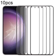 10pcs Front Screen Outer Glass Lens with OCA Optically Clear Adhesive for Samsung Galaxy S23 SM-S911B