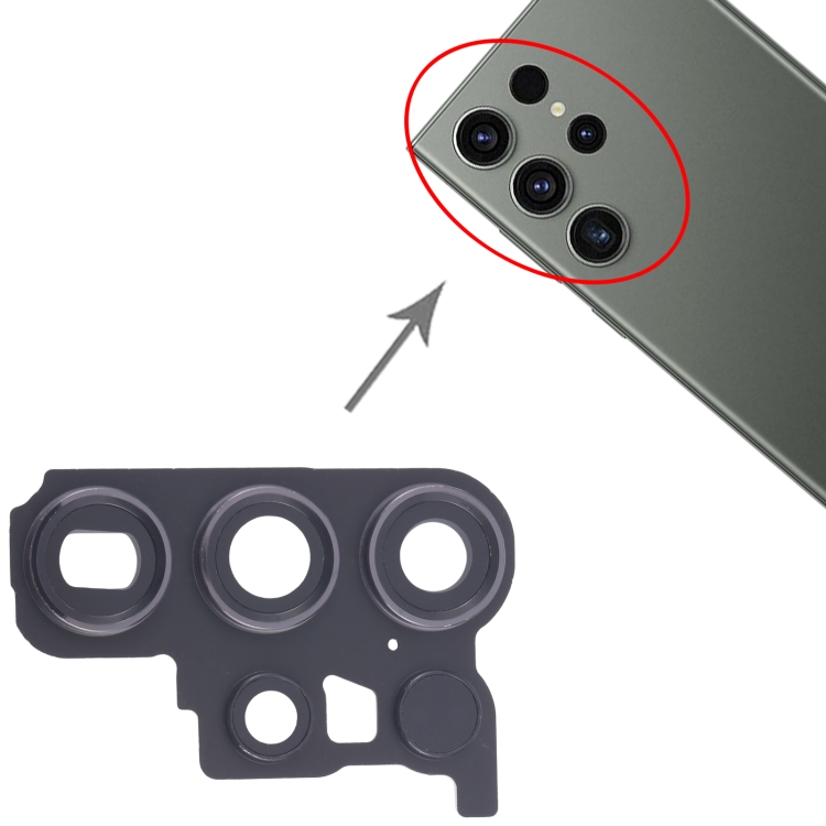 10pcs Rear Camera Lens Cover for Samsung Galaxy S23 Ultra SM-S918B - 图片 2