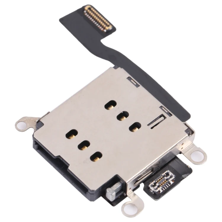 High Quality Double SIM Card Reader Socket with Flex Cable for iPhone 13 - 图片 2