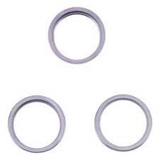 3PCS Rear Camera Glass Lens Metal Outside Protector Hoop Ring for iPhone 14 Pro Max