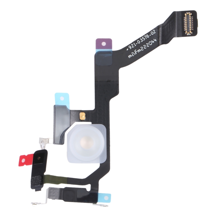 Original Pulled Flashlight Flex Cable for iPhone 14 Pro