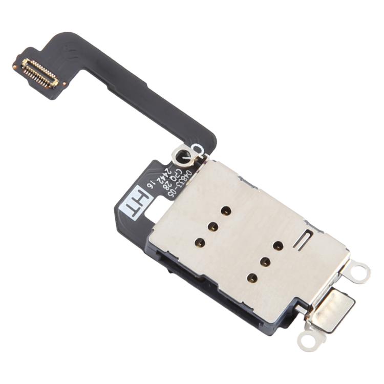 High Quality Dual SIM Card Holder Socket with Flex Cable for iPhone 16 Plus - 图片 2