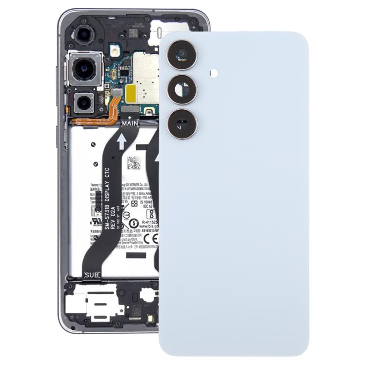 Battery Back Cover with Camera Lens Frame for Galaxy S25 FE SM-S731B - 图片 3