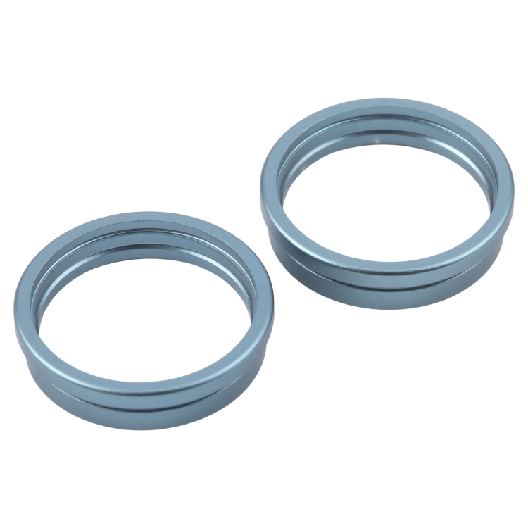 High Quality Rear Camera Glass Lens Metal Outside Protector Hoop Ring for iPhone 16 Plus 2pcs/set - 图片 3