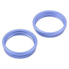 High Quality Rear Camera Glass Lens Metal Outside Protector Hoop Ring for iPhone 16 Plus 2pcs/set
