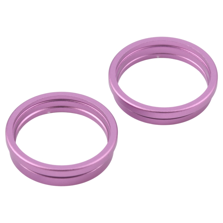 High Quality Rear Camera Glass Lens Metal Outside Protector Hoop Ring for iPhone 16 Plus 2pcs/set - 图片 5
