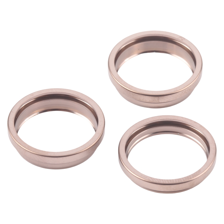 Premium Rear Camera Glass Lens Metal Outside Protector Hoop Ring for iPhone 16 Pro Max 3pcs/set - 图片 3