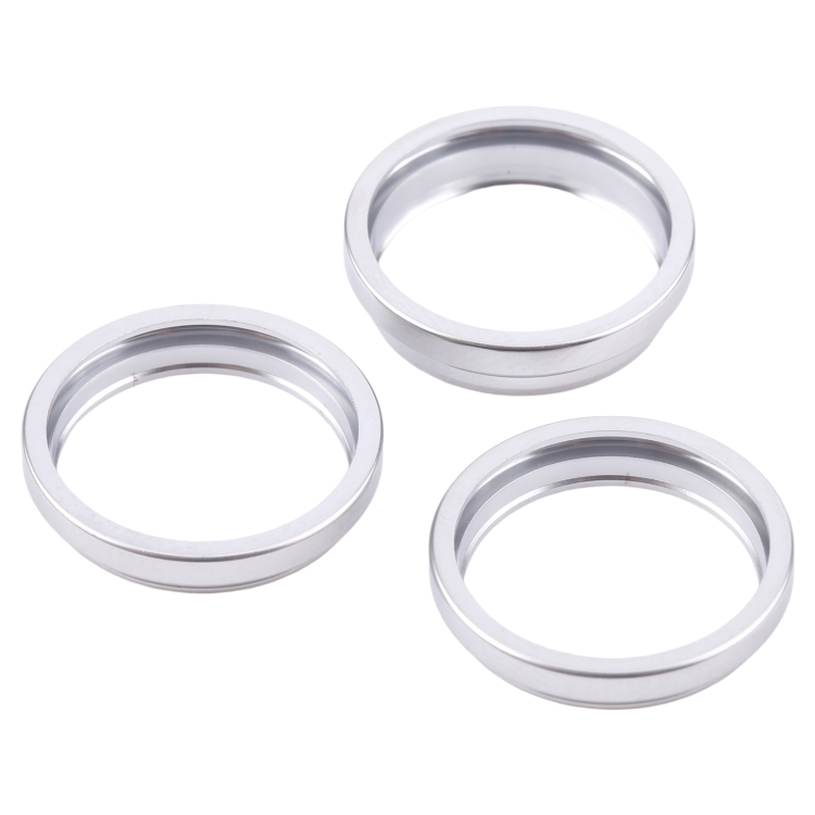 Premium Rear Camera Glass Lens Metal Outside Protector Hoop Ring for iPhone 16 Pro Max 3pcs/set - 图片 2