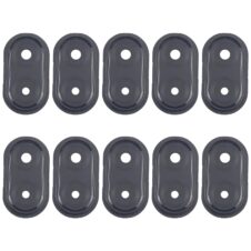 For Samsung Galaxy A07 4G SM-A075F 10pcs Rear Camera Lens Cover (Black)