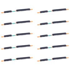 For Samsung Galaxy A05 SM-A055F 10pcs Original Power Button and Volume Control Button (Black)